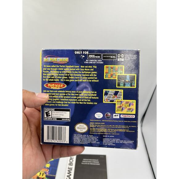 Ms. Pac-Man: Maze Madness/Pac-Man World (Nintendo Game Boy Advance 2005) GBA CIB - Picture 15 of 16